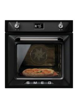 Smeg Sf6922Npze 60Cm Built-In Single Electric Oven - Black